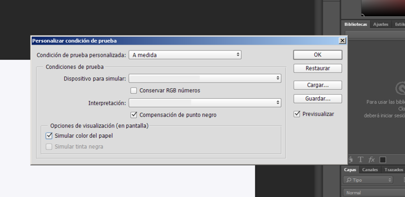 Configurar perfil ICC en Photoshop