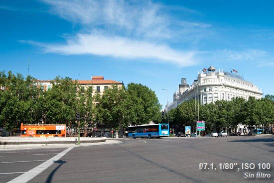 Escena original - Sin filtro infrarrojo Cursos fotografía Barcelona