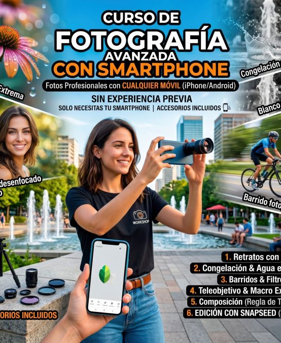 Curso de fotografía avanzada con smartphone