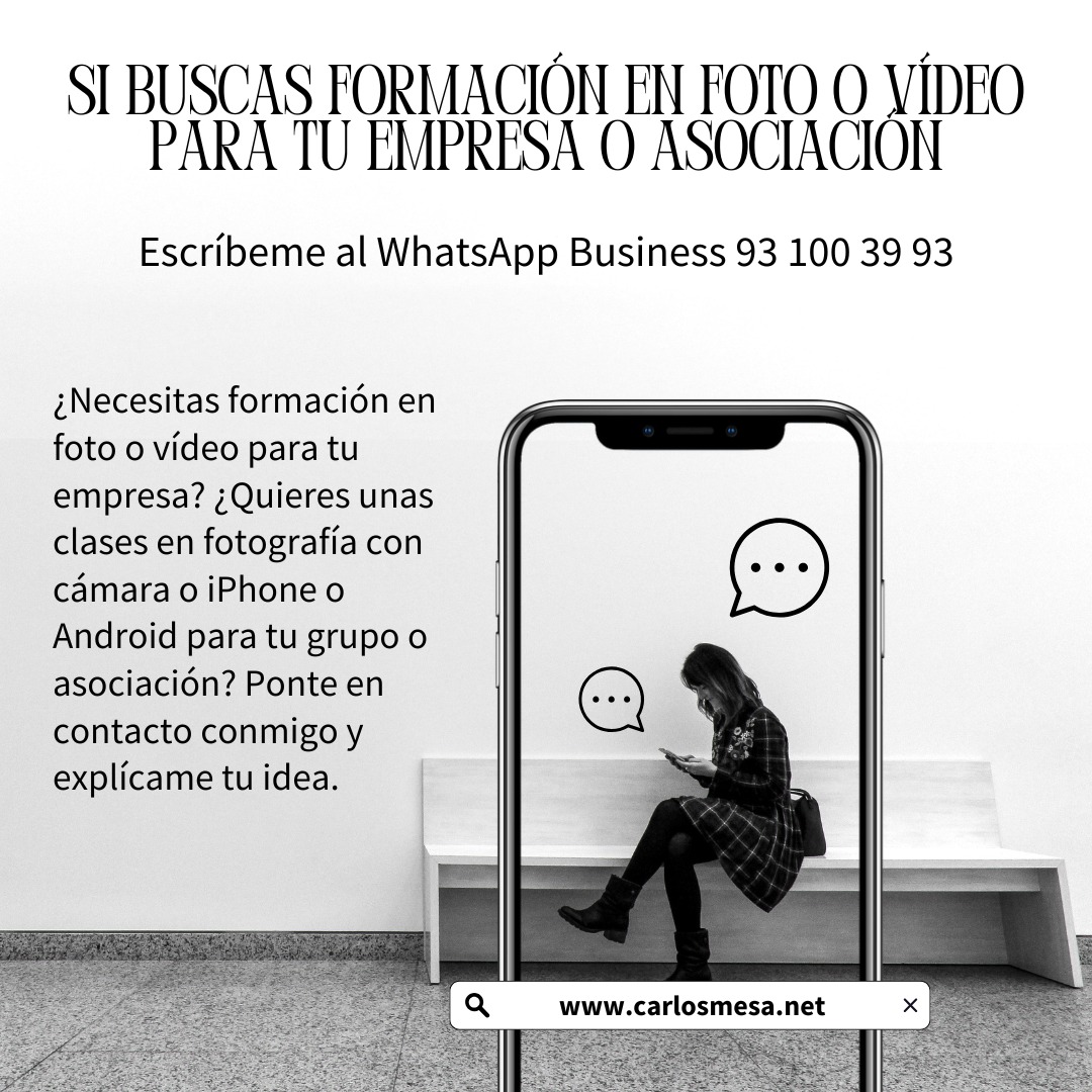 #fotobarcelona #clasesfoto #tallerfoto #tallervideo